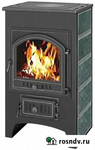 Печь Везувий Пк-02 (205) с плитой, змеевик Краснодар - изображение 1