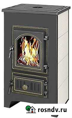 Печь Везувий Пк - 01 бежевый с плитой 9 кВт Краснодар - изображение 1