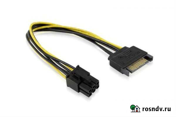 Переходник SATA на 6 pin PCI-E Брянск - изображение 1
