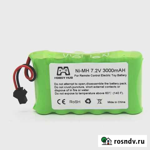 Перезаряжаемая батарея 7,2 В, AA, 3000 мА Строитель - изображение 1