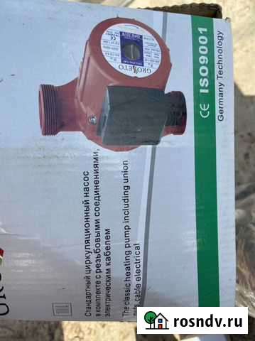 Циркуляционный насос Grosseto GRS 32/8 для отоплен Октябрьский - изображение 1