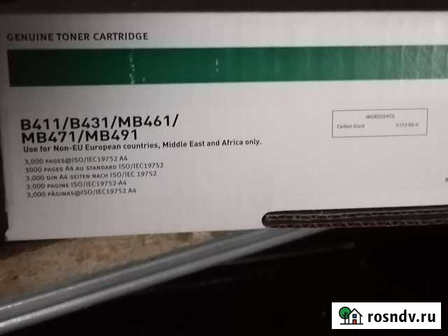 Картриджи OKI B411, B431, MB461, MB461, MB461 Астрахань - изображение 1