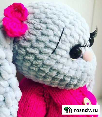 Заинька из плюша под заказ Томилино - изображение 1