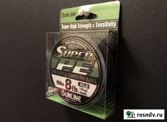 Плетёный шнур sunline super pe new #0.8 (4 кг) Одинцово - изображение 1