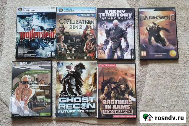 Диски для пк. Компьютерные игры (за 7 шт) Нижний Новгород - изображение 1