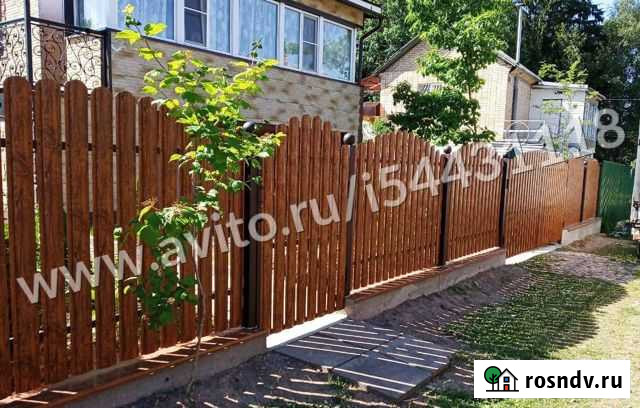 Штакетник металлический GL 0,5 RAL 8854 Миллерово - изображение 1