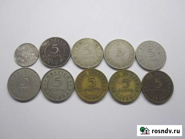 5 центов 1894-1958 Британский Гондурас Сочи - изображение 1
