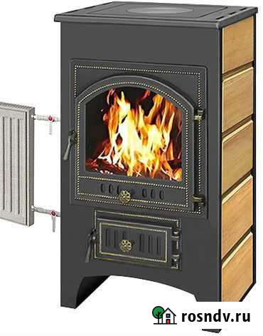 Печь Везувий Пк-02 (205) с плитой, песчаник Краснодар - изображение 1