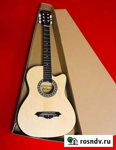 Гитара новая акустическая 7/8 Мелеуз - изображение 1