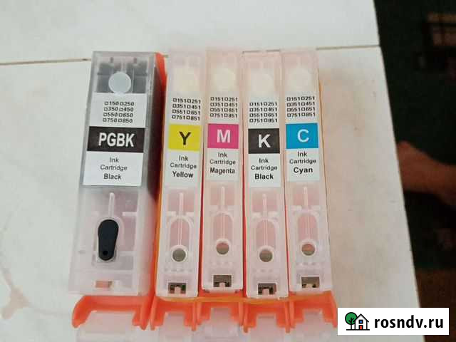 Картриджи перезаправляемые для принтера Canon Каменск-Уральский - изображение 1