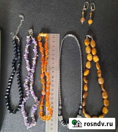 Бусы из натуральных камней Новосибирск - изображение 1