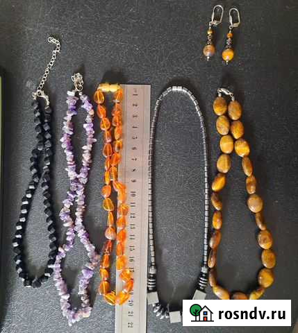 Бусы из натуральных камней Новосибирск - изображение 1