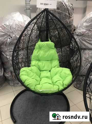Подвесное кресло кокон Капля с ротангом Нижний Новгород - изображение 1