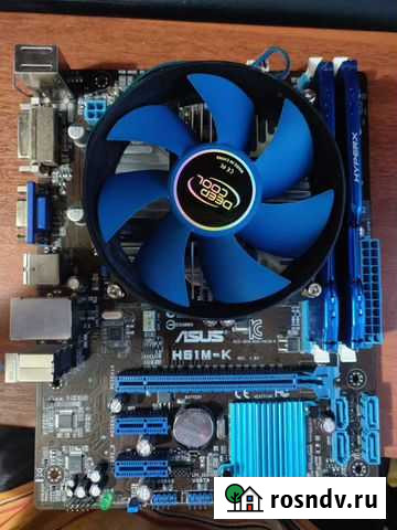 Комплект Материнская плата+процессор+память Обнинск - изображение 1