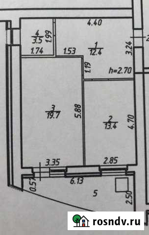 1-комнатная квартира, 49 м², 11/14 эт. на продажу в Дубне Московской области Дубна - изображение 1