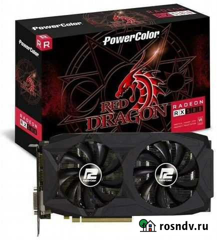 Видеокарта rx 580 8gb power color Ханты-Мансийск - изображение 1
