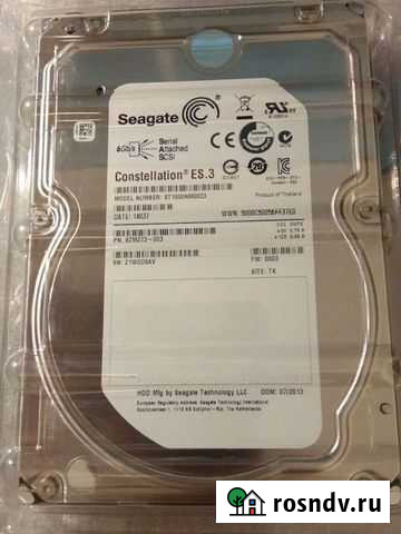 Серверный жёсткий диск SAS Seagate 1TB Владимир - изображение 1
