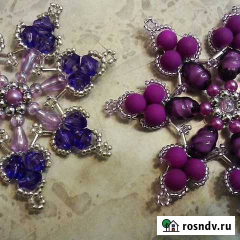 Снежинки из бисера Барнаул - изображение 1