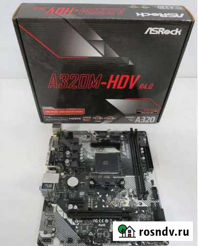 Материнская плата ASRock A320M-HDV R4.0 Сосновый Бор - изображение 1