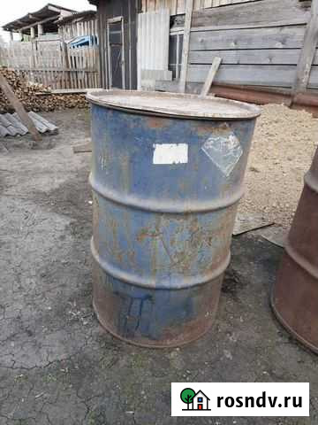Бочка металлическая 200л б/у Бийск - изображение 1