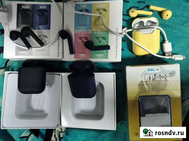 Беспроводные bluetooth наушники новое,брак inPods1 Красноярск - изображение 1