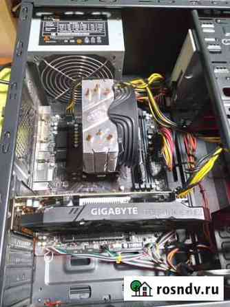 Пк ryzen 5 1500 x 1650 от gigabyte 16gb ram Багаевская