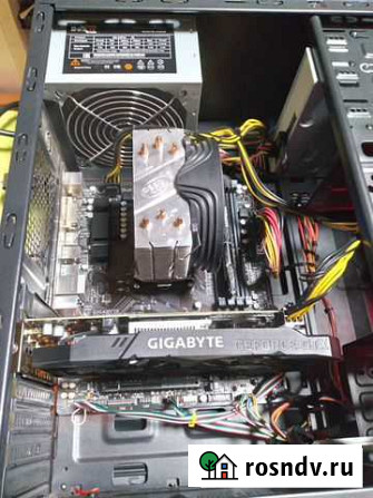 Пк ryzen 5 1500 x 1650 от gigabyte 16gb ram Багаевская - изображение 1