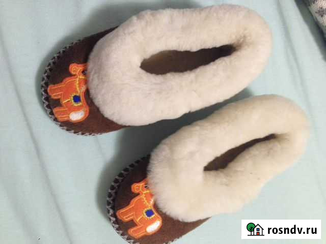 Тапочки из натуральной овчины Волгоград - изображение 1