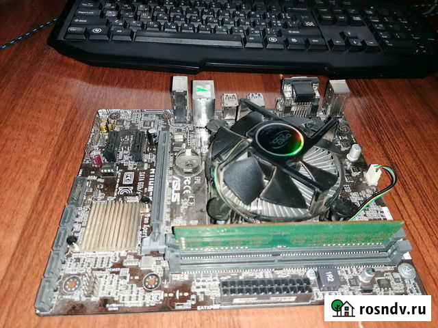Материнская плата asus H110M-K+CeleronG3930+8gbозу Волгоград - изображение 1