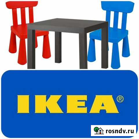 Стол и 2 стульчика IKEA Калининград - изображение 1