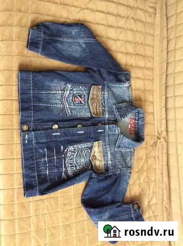 Куртка джинсовая на мальчика 9-11 лет Краснодар - изображение 1