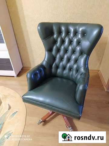 Кресло руководителя Lux- класса из натуральной кож Дивеево - изображение 1