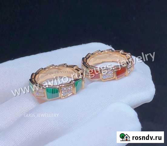 Золотое кольцо с бриллиантами Bvlgary Serpenti Москва - изображение 1