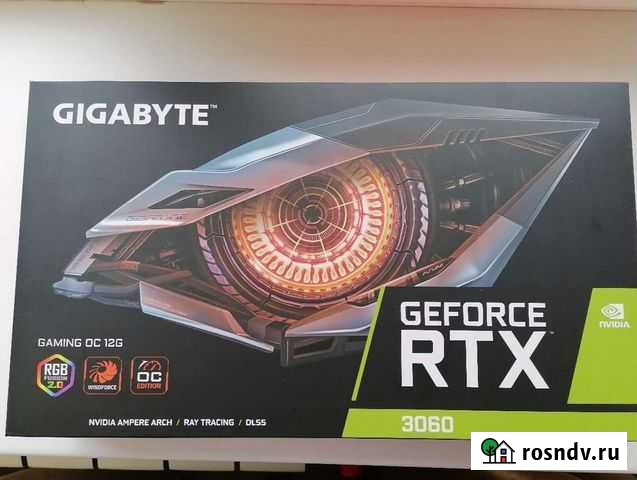 Видеокарта gigabyte RTX 3060 gaming X 12G Волгоград - изображение 1