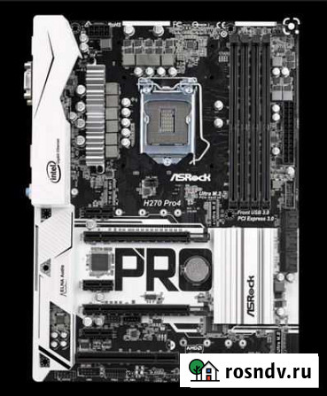 Материнская плата Asrock H270 Pro4 s1151 Пенза - изображение 1