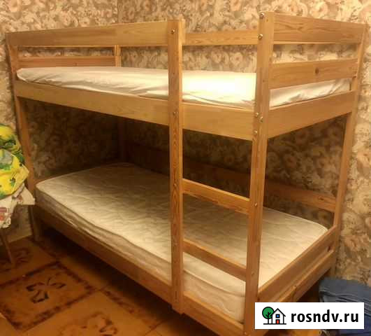 Кровать двухьярусная IKEA Биокомбината - изображение 1