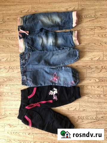 Джинсы и штанишки для девочки Омск - изображение 1