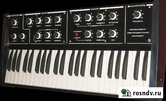 Аналоговый полифонический синт фаэми 1М. СССР Мостовской - изображение 1