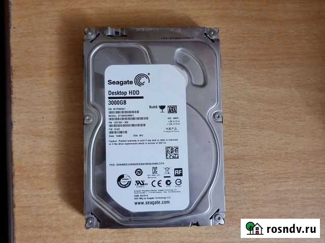 Жесткий диск Seagate 3 Тб Шимановск - изображение 1