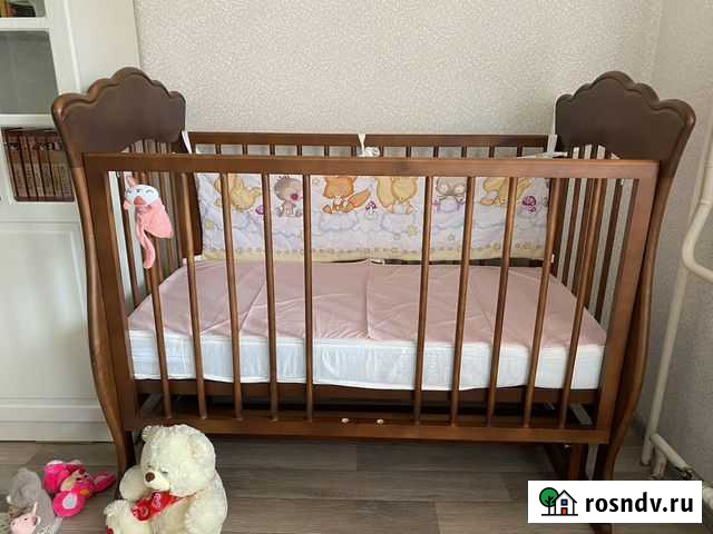 Детская кроватка с маятником Лениногорск - изображение 1