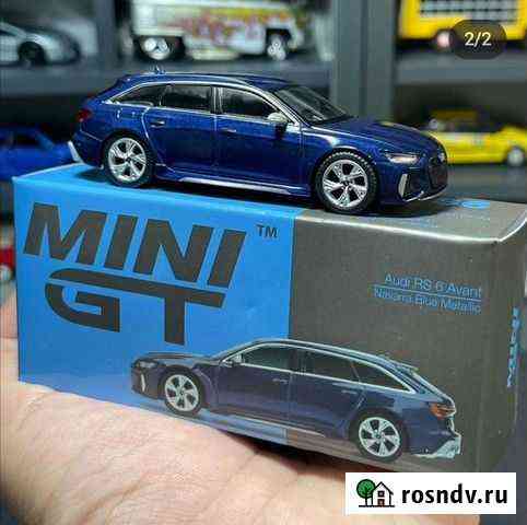 Mini GT Audi RS6 Avant Blue & Red Саратов