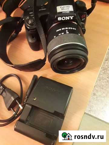 Зеркальный фотоаппарат Sony Alpha SLT-A37 Kit 18-5 Кемерово - изображение 1