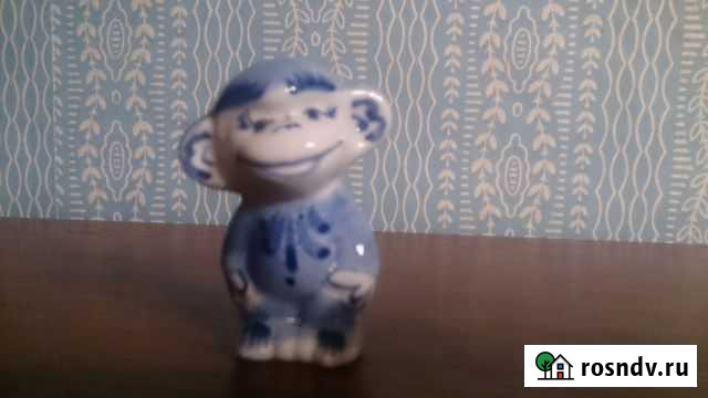 Фигурки гжель обезьянка и лошадка Москва - изображение 1