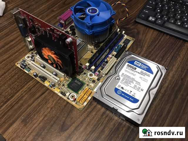 Продаю комплект комплектующих lga 775 Барнаул - изображение 1