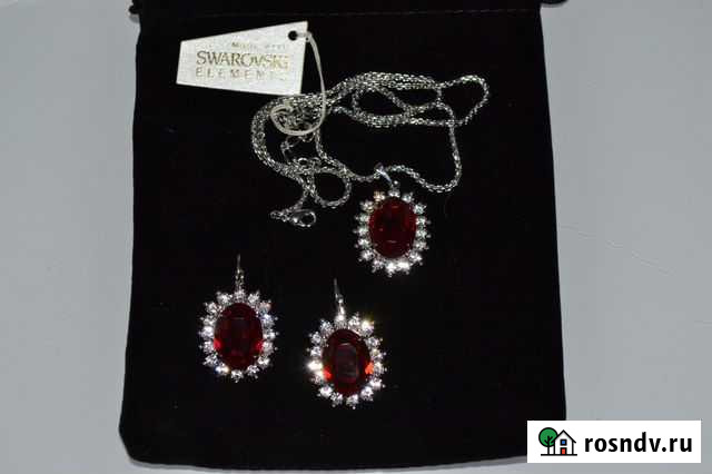 Комплект с оригинальными кристаллами Сваровски Мурино - изображение 1