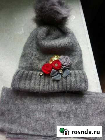 Шапка и шарф на девочку Воронеж - изображение 1