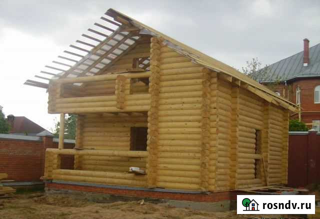 Сруб (оцилиндрованный) 7.5 на 10.5 Кировский лес Зеленодольск - изображение 1