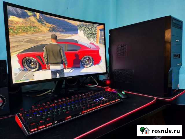 Игровой пк. Athlon 740 3.2 гц, 4гб, R7 240 2гб Альметьевск - изображение 1