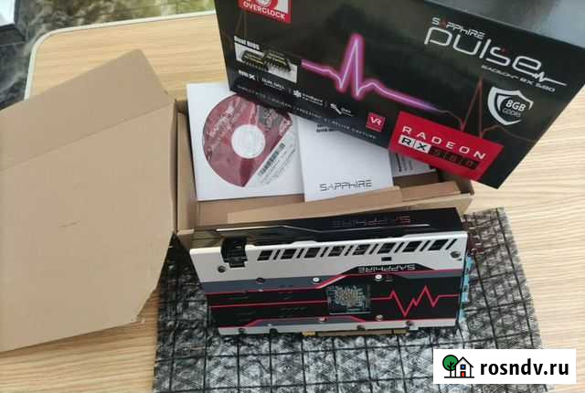 Видеокарта RX580 Saphire Pulse 8GB Редкино - изображение 1