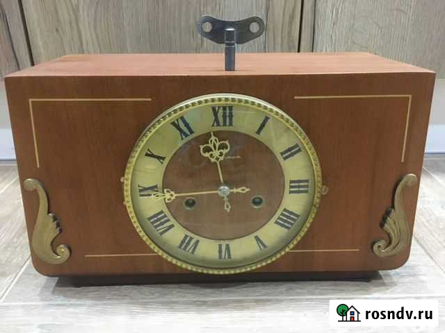 Часы настольные с боем Янтарь СССР Смоленск - изображение 1